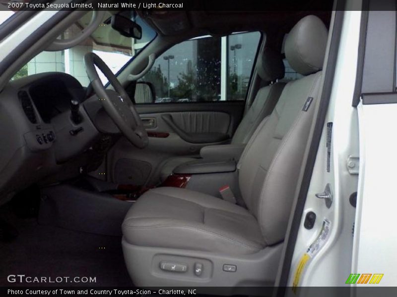 Natural White / Light Charcoal 2007 Toyota Sequoia Limited