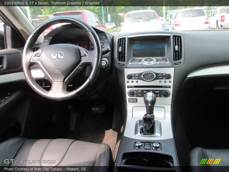 Platinum Graphite / Graphite 2009 Infiniti G 37 x Sedan