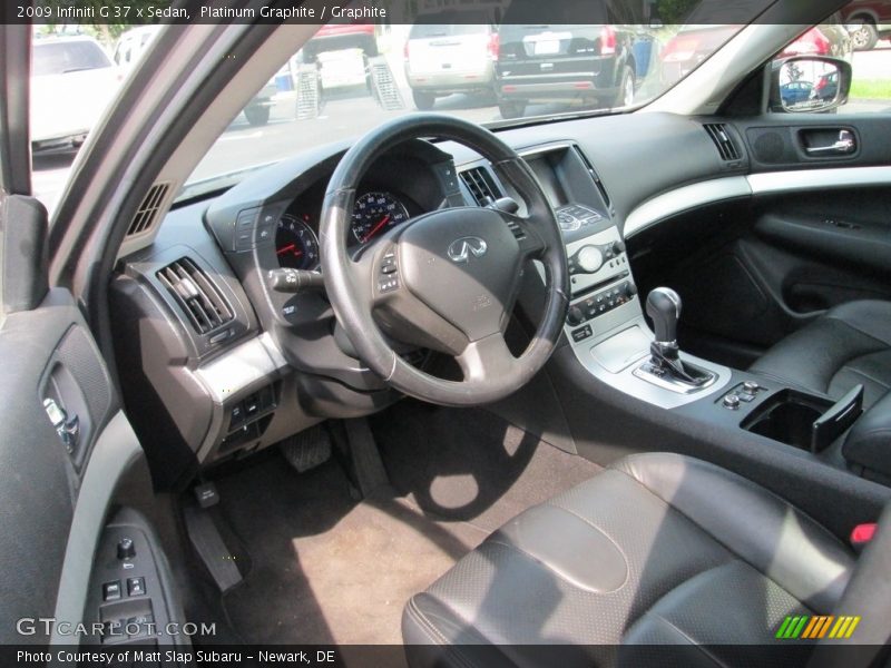 Platinum Graphite / Graphite 2009 Infiniti G 37 x Sedan