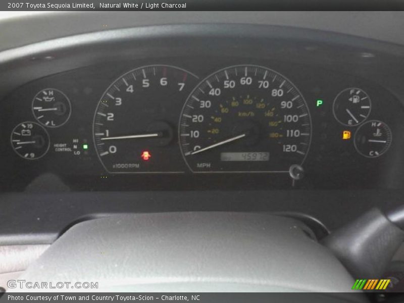 Natural White / Light Charcoal 2007 Toyota Sequoia Limited