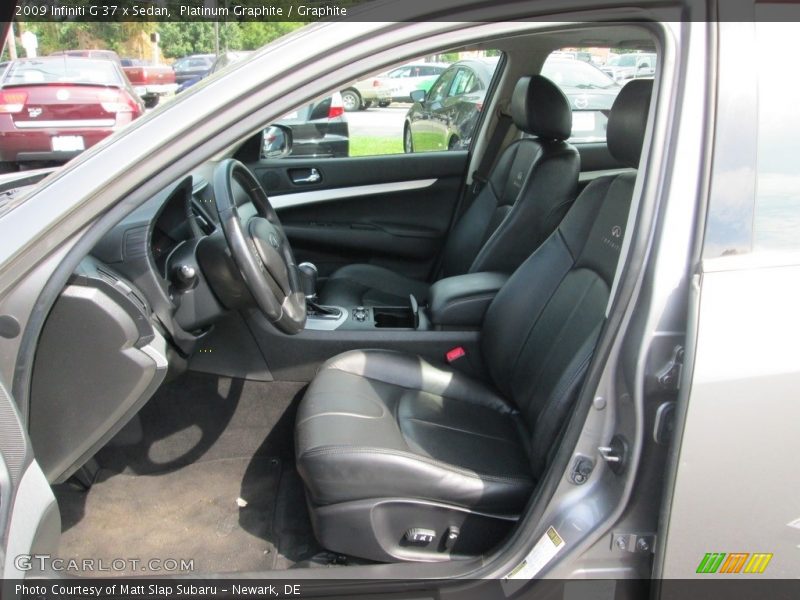 Platinum Graphite / Graphite 2009 Infiniti G 37 x Sedan