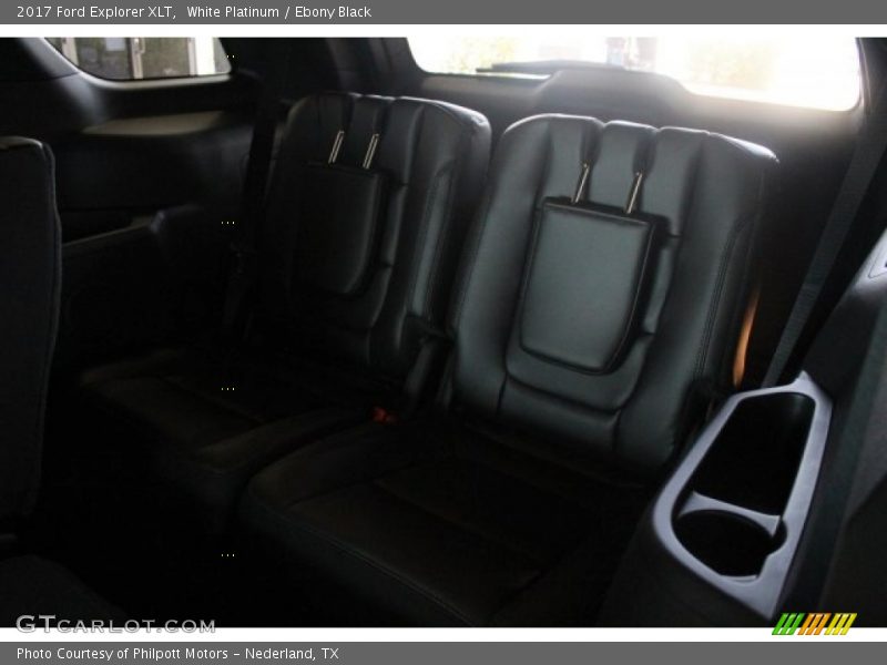 White Platinum / Ebony Black 2017 Ford Explorer XLT
