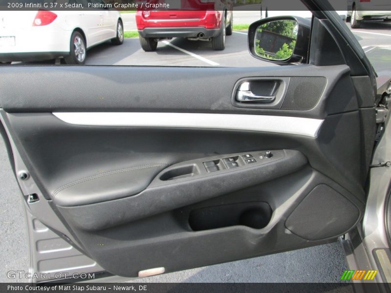 Platinum Graphite / Graphite 2009 Infiniti G 37 x Sedan