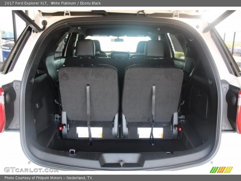 White Platinum / Ebony Black 2017 Ford Explorer XLT