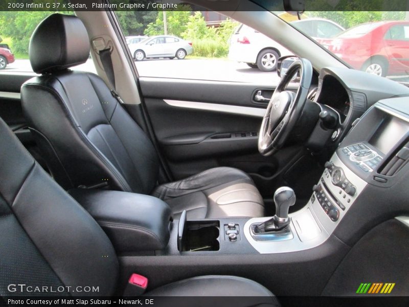 Platinum Graphite / Graphite 2009 Infiniti G 37 x Sedan