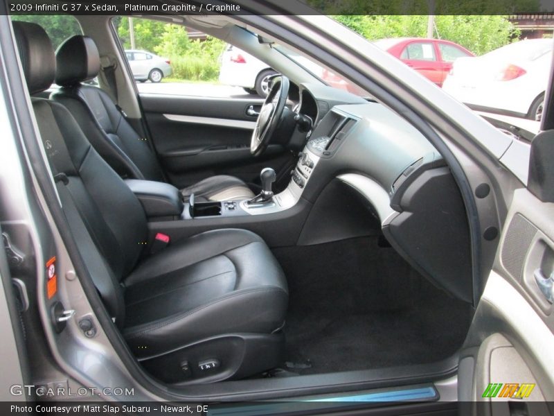 Platinum Graphite / Graphite 2009 Infiniti G 37 x Sedan