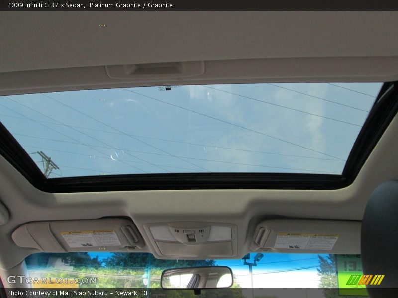 Platinum Graphite / Graphite 2009 Infiniti G 37 x Sedan