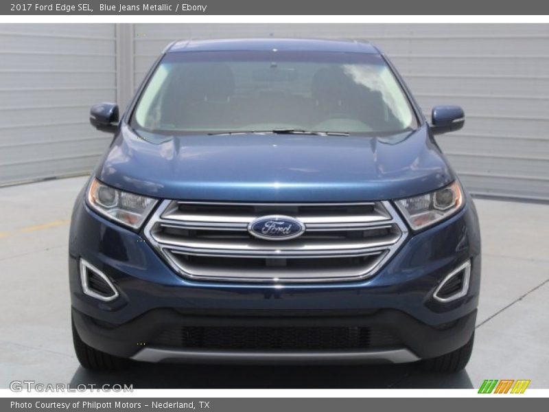 Blue Jeans Metallic / Ebony 2017 Ford Edge SEL