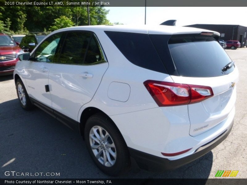Summit White / Jet Black 2018 Chevrolet Equinox LT AWD