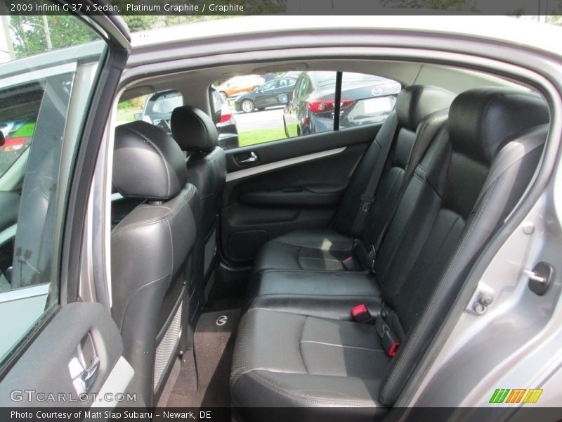 Platinum Graphite / Graphite 2009 Infiniti G 37 x Sedan