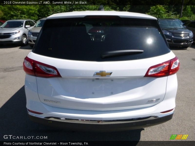 Summit White / Jet Black 2018 Chevrolet Equinox LT AWD