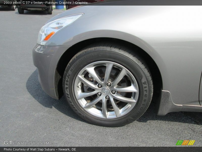 Platinum Graphite / Graphite 2009 Infiniti G 37 x Sedan