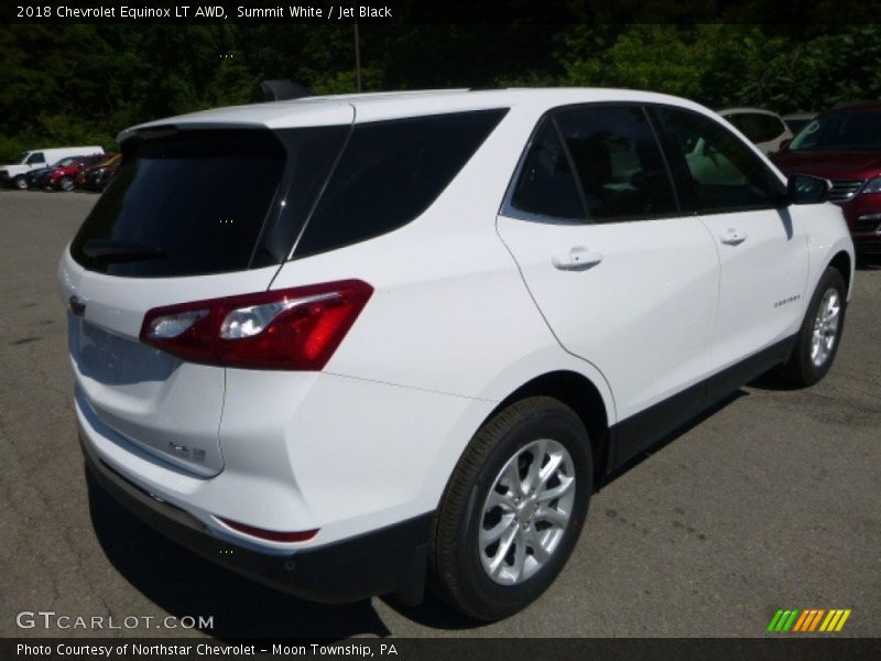 Summit White / Jet Black 2018 Chevrolet Equinox LT AWD