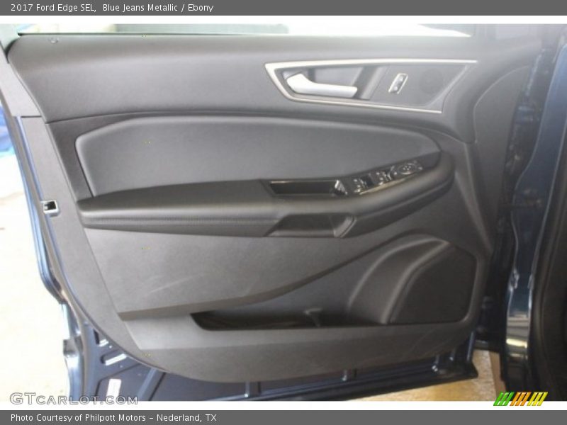 Blue Jeans Metallic / Ebony 2017 Ford Edge SEL