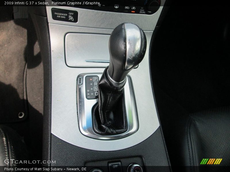 Platinum Graphite / Graphite 2009 Infiniti G 37 x Sedan