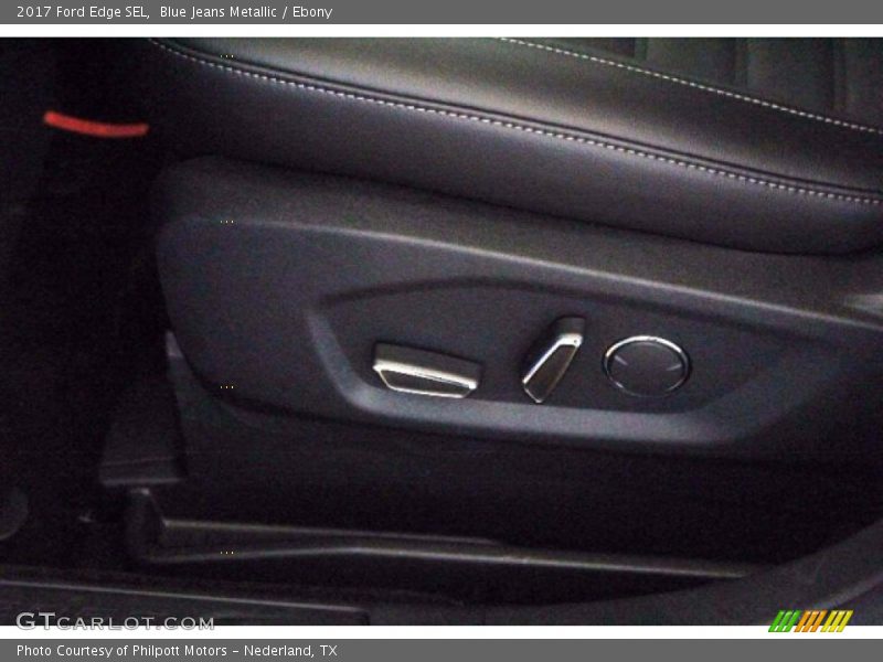 Blue Jeans Metallic / Ebony 2017 Ford Edge SEL