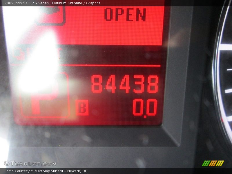 Platinum Graphite / Graphite 2009 Infiniti G 37 x Sedan