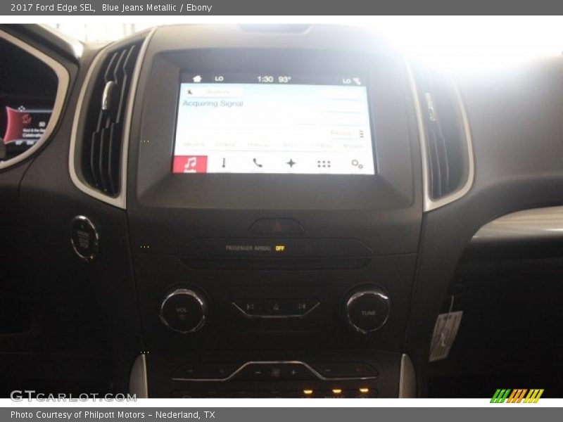 Blue Jeans Metallic / Ebony 2017 Ford Edge SEL
