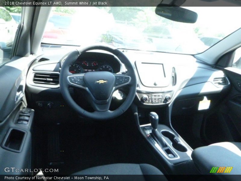 Summit White / Jet Black 2018 Chevrolet Equinox LT AWD