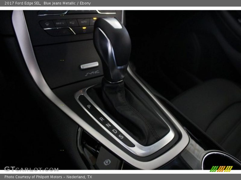 Blue Jeans Metallic / Ebony 2017 Ford Edge SEL