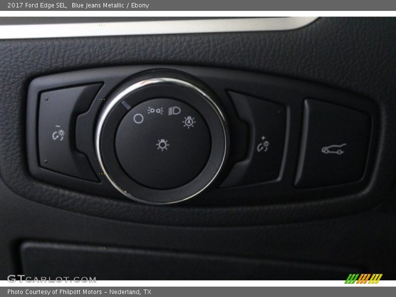 Blue Jeans Metallic / Ebony 2017 Ford Edge SEL