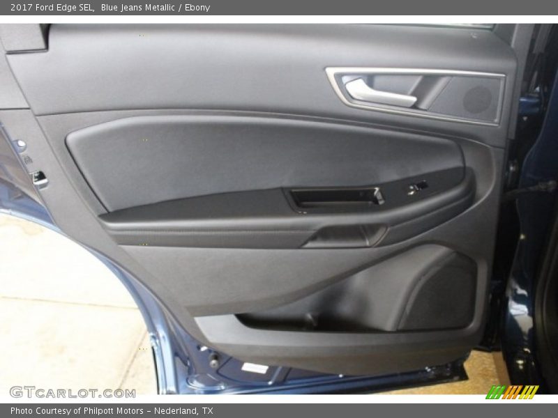 Blue Jeans Metallic / Ebony 2017 Ford Edge SEL