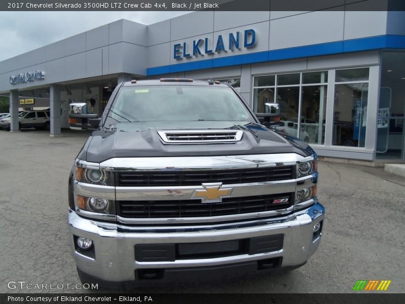 Black / Jet Black 2017 Chevrolet Silverado 3500HD LTZ Crew Cab 4x4