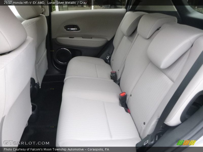 Lunar Silver Metallic / Gray 2017 Honda HR-V EX AWD