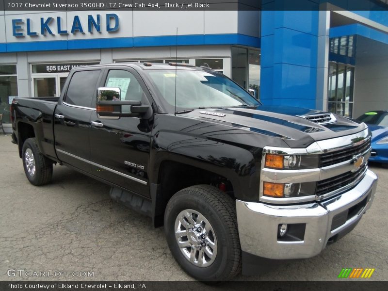 Black / Jet Black 2017 Chevrolet Silverado 3500HD LTZ Crew Cab 4x4