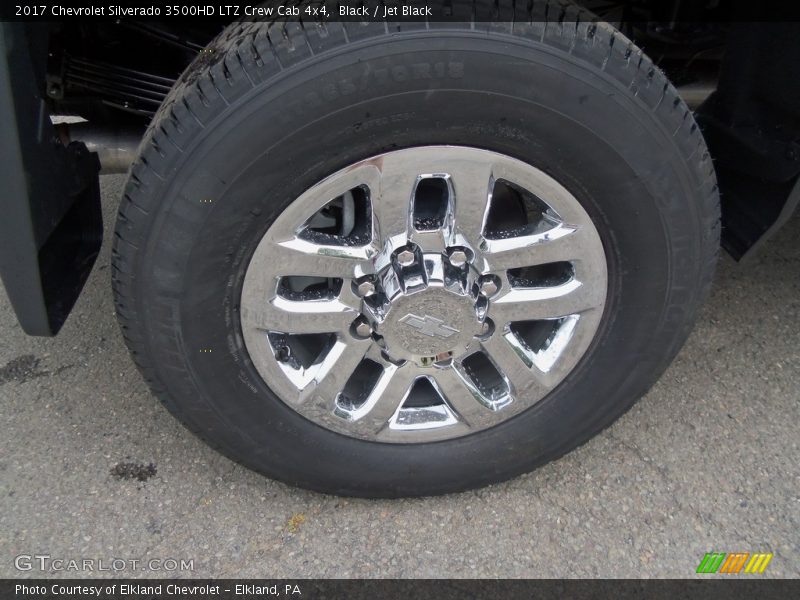 Black / Jet Black 2017 Chevrolet Silverado 3500HD LTZ Crew Cab 4x4