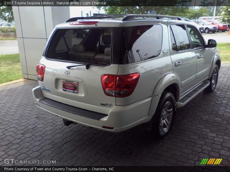 Natural White / Light Charcoal 2007 Toyota Sequoia Limited