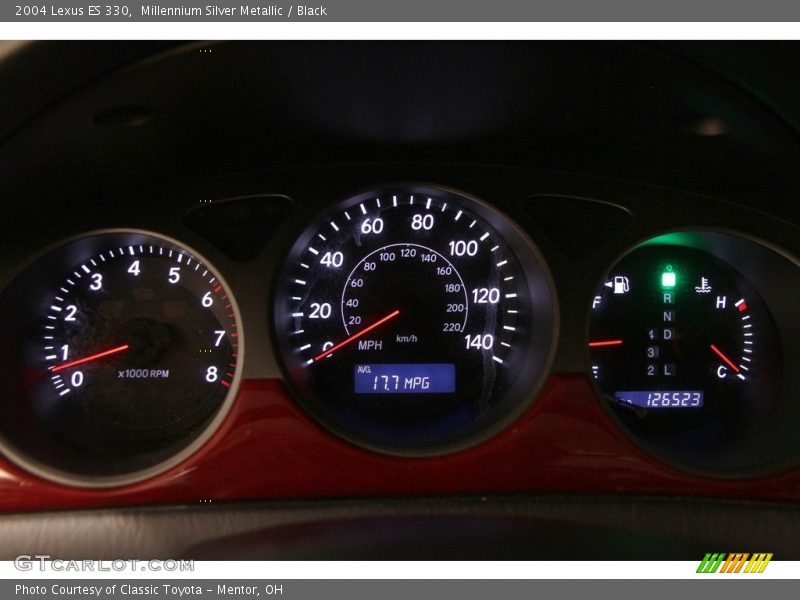 Millennium Silver Metallic / Black 2004 Lexus ES 330