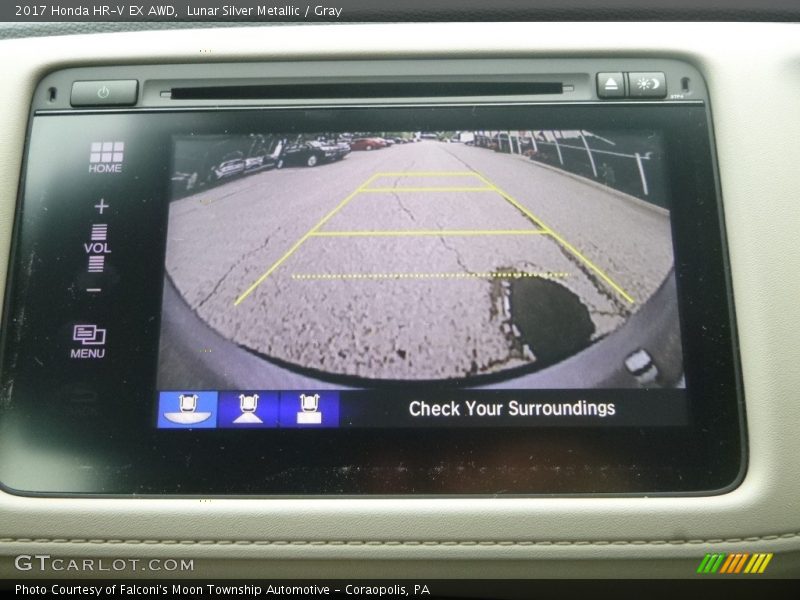 Lunar Silver Metallic / Gray 2017 Honda HR-V EX AWD