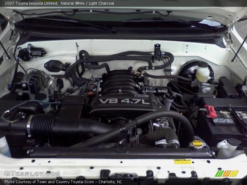 Natural White / Light Charcoal 2007 Toyota Sequoia Limited