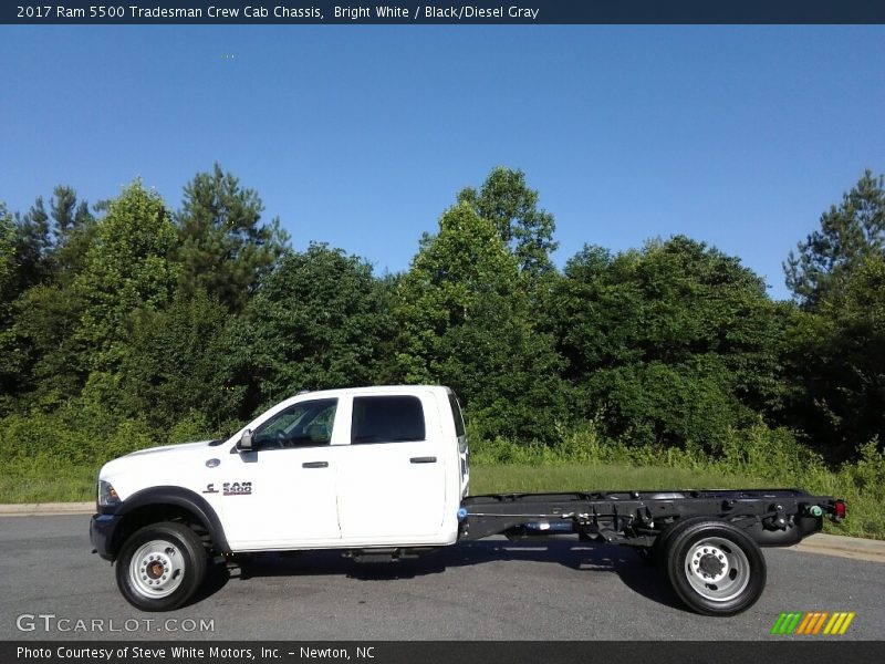 Bright White / Black/Diesel Gray 2017 Ram 5500 Tradesman Crew Cab Chassis