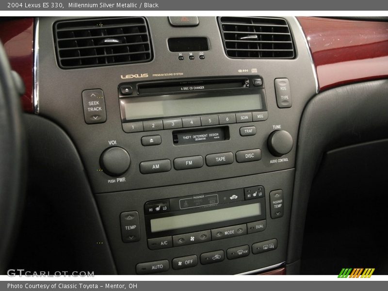 Millennium Silver Metallic / Black 2004 Lexus ES 330