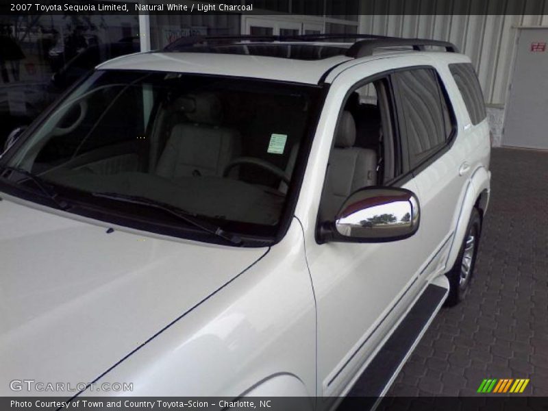 Natural White / Light Charcoal 2007 Toyota Sequoia Limited