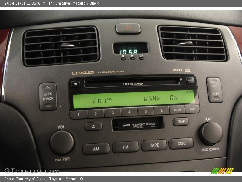 Millennium Silver Metallic / Black 2004 Lexus ES 330