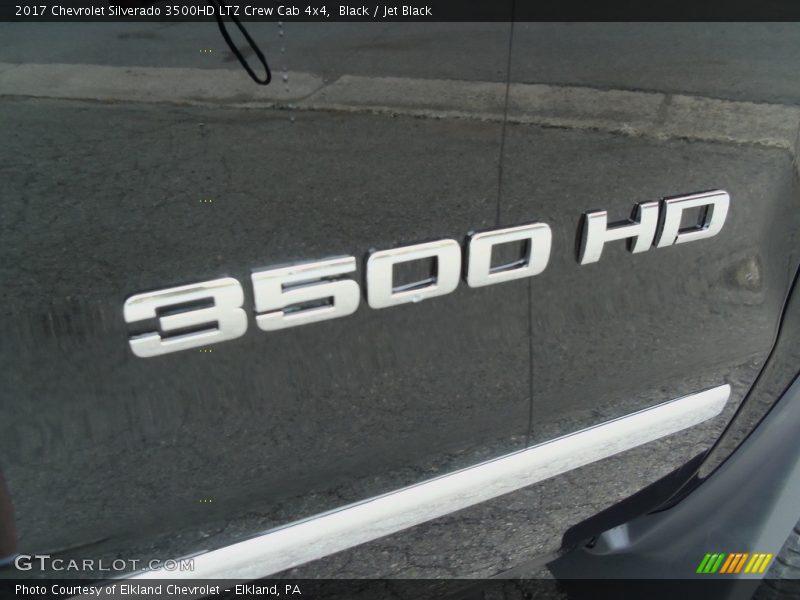 Black / Jet Black 2017 Chevrolet Silverado 3500HD LTZ Crew Cab 4x4