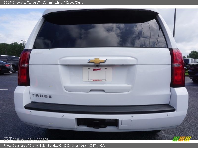 Summit White / Cocoa/Dune 2017 Chevrolet Tahoe LT
