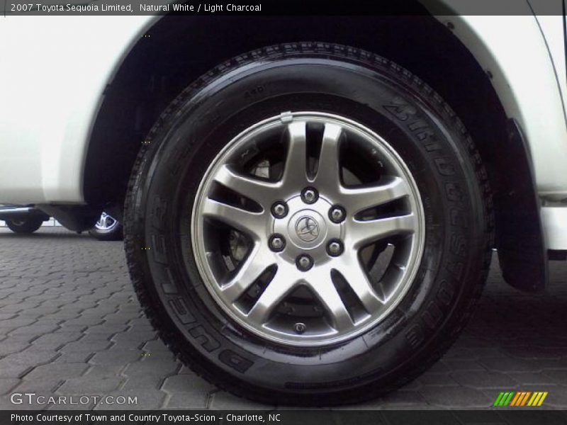 Natural White / Light Charcoal 2007 Toyota Sequoia Limited