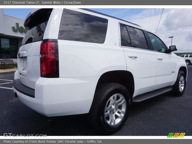 Summit White / Cocoa/Dune 2017 Chevrolet Tahoe LT