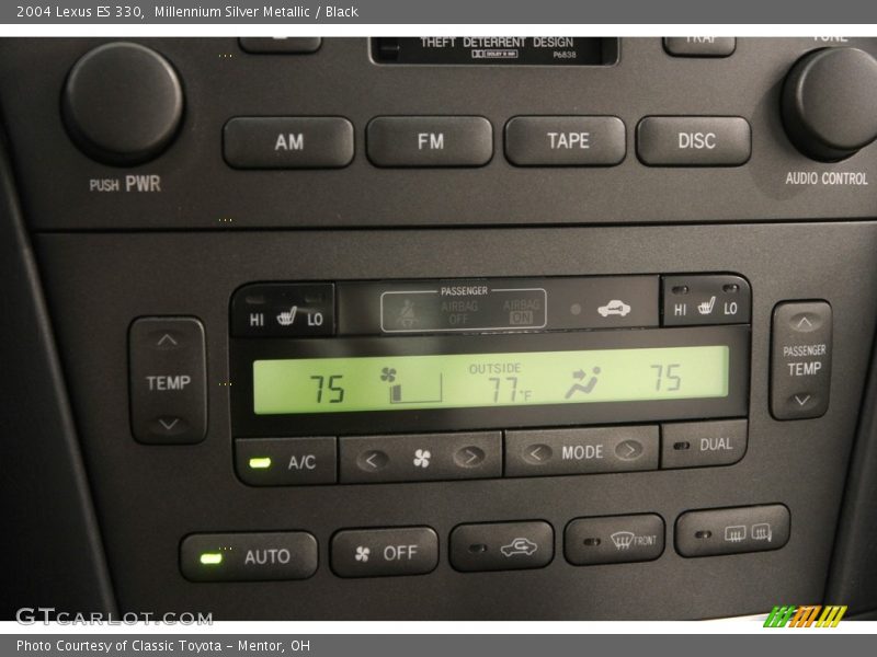 Millennium Silver Metallic / Black 2004 Lexus ES 330