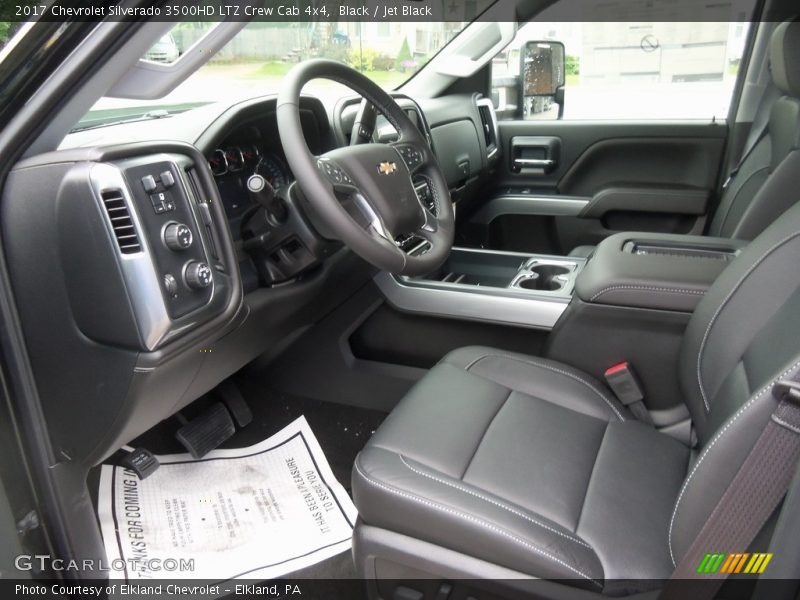  2017 Silverado 3500HD LTZ Crew Cab 4x4 Jet Black Interior