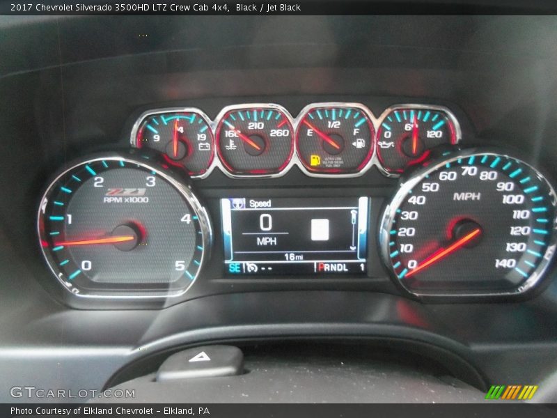 Black / Jet Black 2017 Chevrolet Silverado 3500HD LTZ Crew Cab 4x4
