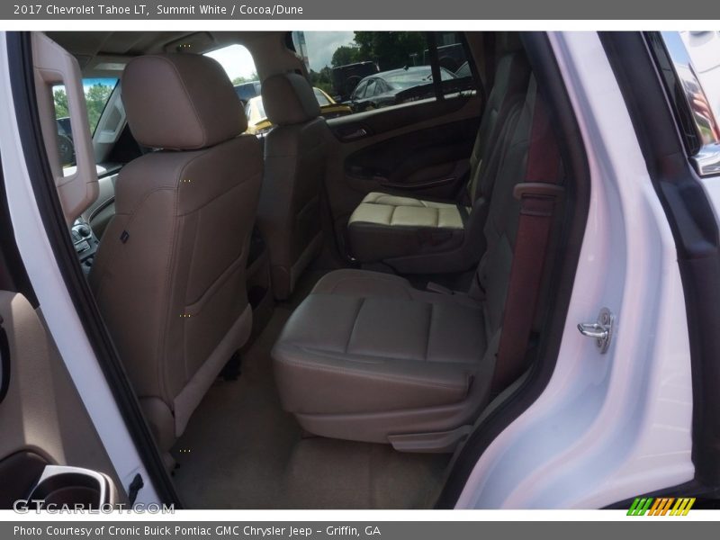 Summit White / Cocoa/Dune 2017 Chevrolet Tahoe LT