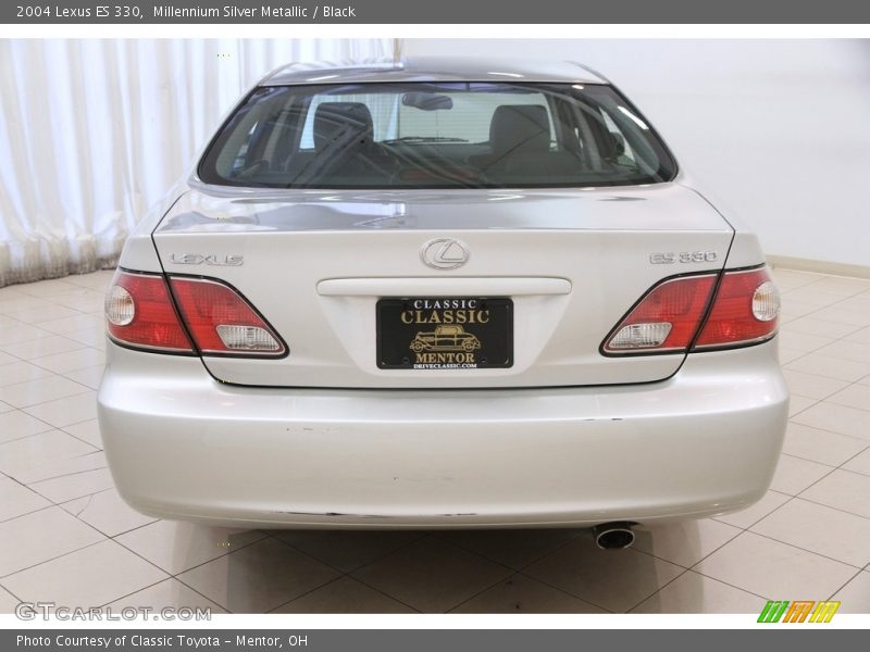 Millennium Silver Metallic / Black 2004 Lexus ES 330