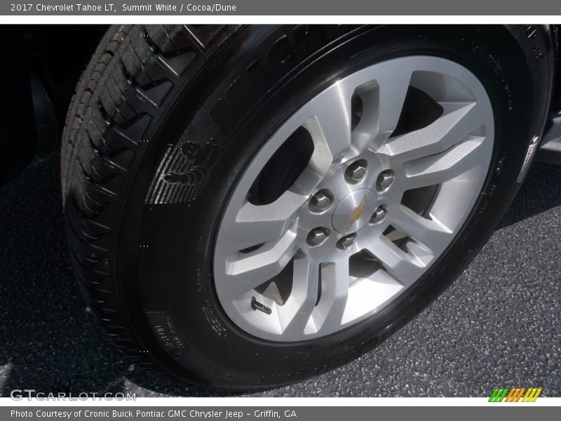 Summit White / Cocoa/Dune 2017 Chevrolet Tahoe LT