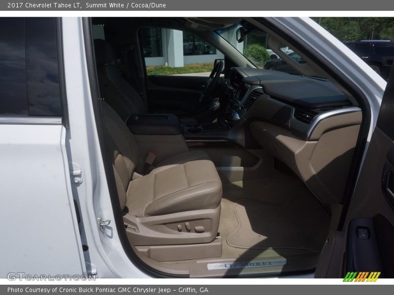 Summit White / Cocoa/Dune 2017 Chevrolet Tahoe LT