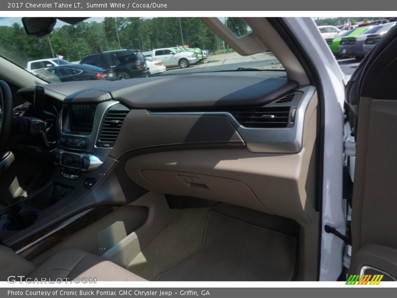 Summit White / Cocoa/Dune 2017 Chevrolet Tahoe LT